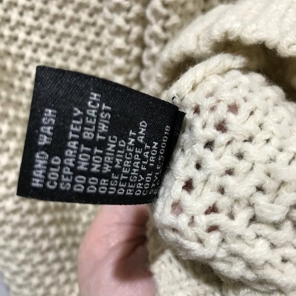 Cliché Couture Cowl Neck Turtleneck Sweater Lg - Picture 8 of 8